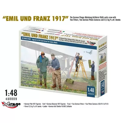WWI Za�oga jednostek FAA Emil&Franz 1917 1:32 Mirage Hobby