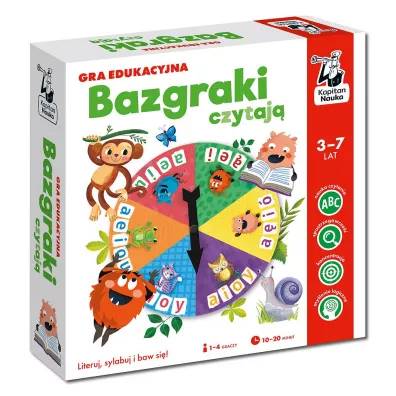 Bazgraki czytaj�. Gra edukacyjna. Kapitan Nauka