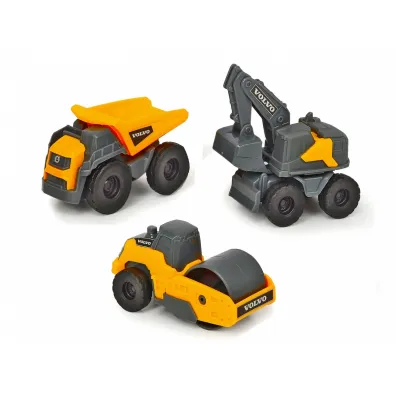 Pojazdy budowlane Volvo 3-pak Dickie Toys