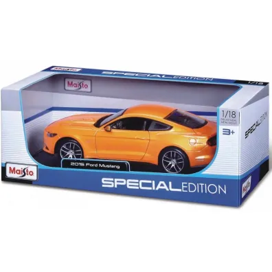 MAISTO 31508 Ford Mustang GT 2015 pomara�czowy 1:24
