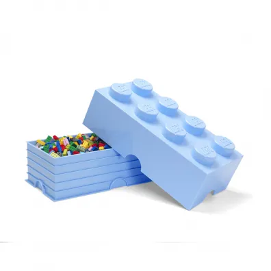 Pojemnik klocek LEGO Brick 8 Jasnoniebieski