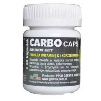 Gorvita CarboCaps - suplement diety 20 kaps.