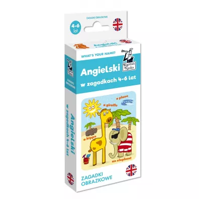 Angielski 4-6 lat. Zagadki obrazkowe. Kapitan Nauka