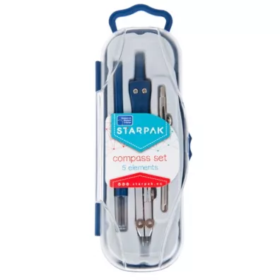 Starpak Cyrkiel metalowy 5 element�w
