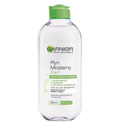 Garnier Skin Naturals pyn micelarny 3w1 skra normalna i mieszana 400 ml