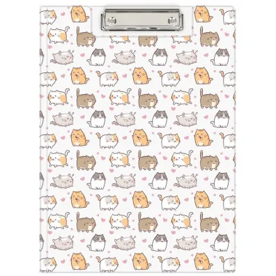 Clipboard A4 PVC zamykany Kittens BIURFOL KHN-04-35