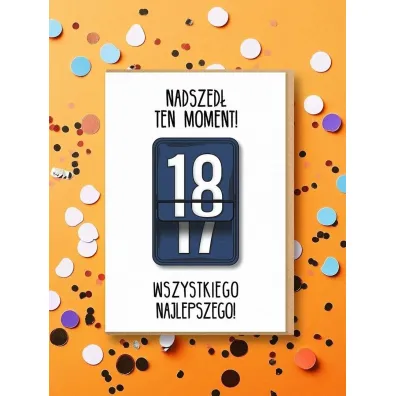 Nadwyraz.com Karnet Urodziny 18