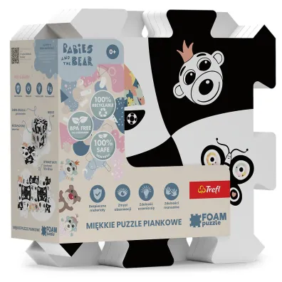 Puzzle Uk�adanka Puzzlopianka - Bobaski i Mi� Trefl