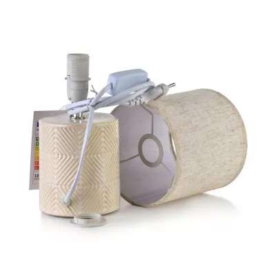 Mondex Lampka stoowa Ivory Serenity