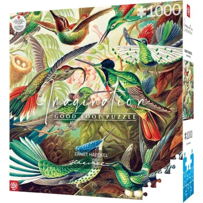 Puzzle 1000 el. Imagination Ernst Haeckel - Kolibry Good Loot