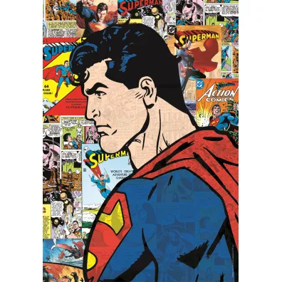 Puzzle 1000 el. Compact DC Superman Clementoni
