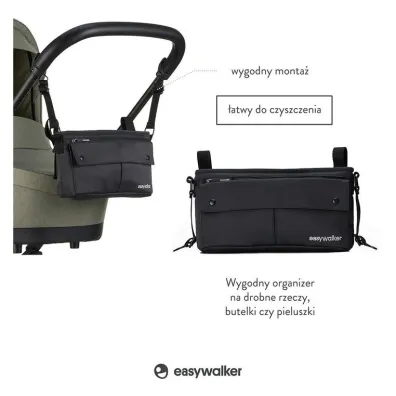 Easywalker Organizer do w�zka uniwersalny Jet Black