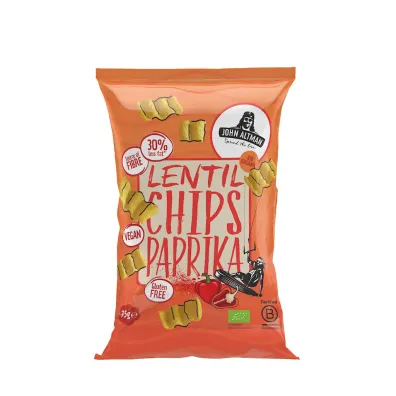 John Altman Chipsy z soczewicy paprykowe 75 g Bio