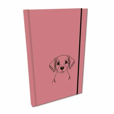 Bee-bee Notes A5 z gumk gadki Soft Touch Pies brudny rz