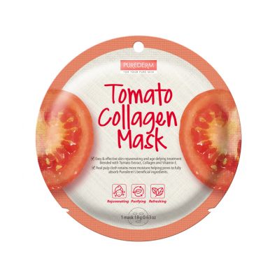 Purederm Tomato Collagen Mask maseczka w pacie Pomidor 18 g