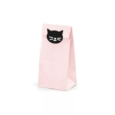 PartyDeco Torebki na s�odycze kotek 8x18x6cm