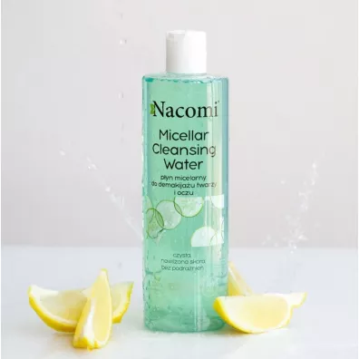 Nacomi Micellar Cleansing Water pyn micelarny do demakijau twarzy i oczu agodzcy 400 ml