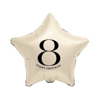 Godan BALON FOL GWIAZDA 8 KREM 44CM GO B/C