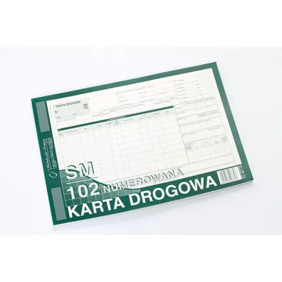 Michalczyk i Prokop Karta Drogowa. Samoch�d ci�arowy A4 SM/102-numerowany A4