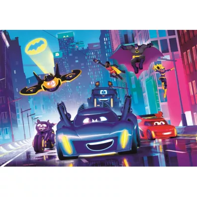 Puzzle 24 el. Maxi SuperColor. Batwheels Clementoni