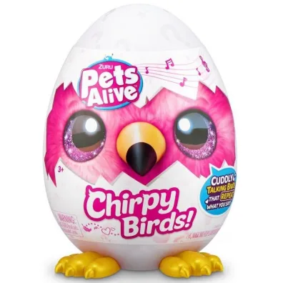 MASKOTKA PETS ALIVE WESO�E PTAKI niespodzianka Zuru interaktywna jajko PTAK