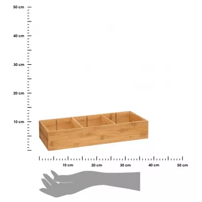 5five Simply Smart Bambusowy organizer do szuflady 38x15cm