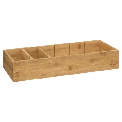 5five Simply Smart Bambusowy organizer do szuflady 38x15cm