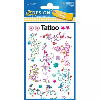 Tatua�e Kwiaty i motyle Avery Zweckform