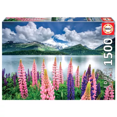 Puzzle 1500 el. Jezioro Sils/Szwajcaria Educa