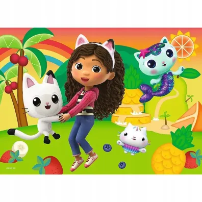 Puzzle 20 el. miniMAXI Kolorowy dzie� Gabby 3 TREFL