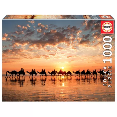 Puzzle 1000 el. Zachd soca na Cable Beach Educa