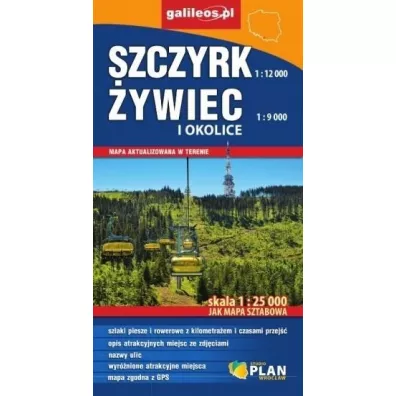 Mapa sztabowa - Szczyrk, �ywiec i okolice 1:25 000