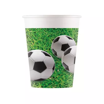 Godan Kubeczki papierowe Football Party 200 ml 8 szt.
