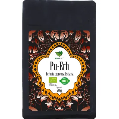 Ecoblik Herbata czerwona li�ciasta pu erh 70 g Bio