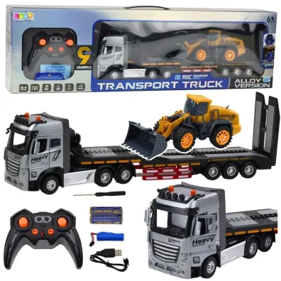 Laweta z kopark� RC ze �wiat�em i d�wi�kiem 1:24 LeanToys