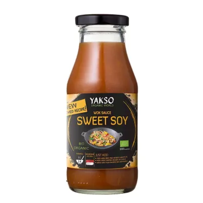 Yakso Sos sojowy s�odki do woka 240 ml Bio