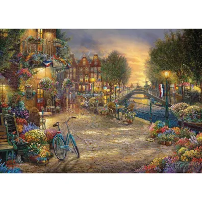Puzzle 1000 Amsterdam Niderlandy 113748 Gibsons