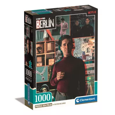 Puzzle 1000 Compact Netflix Berlin Clementoni