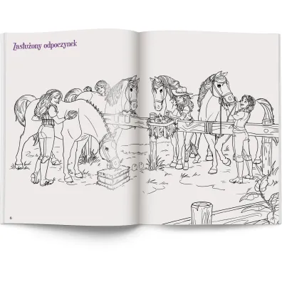 Schleich horse club. Moja Kolorowanka