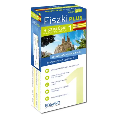 Fiszki plus. Hiszpa�ski dla pocz�tkuj�cych. Poziom A0-A1