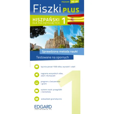 Fiszki plus. Hiszpa�ski dla pocz�tkuj�cych. Poziom A0-A1