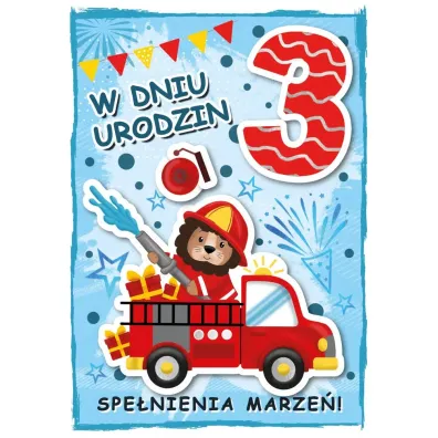 Armin Style KARNET URODZINY 3 B6 Z KOP AS GM-1083 FOL