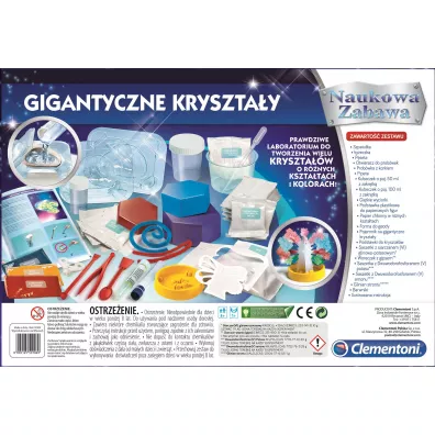 Naukowa Zabawa. Gigantyczne krysztay Clementoni
