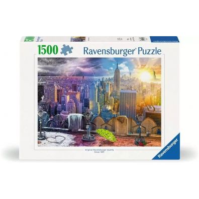 Фото - Інші іграшки Puzzle 1500 elementów Nowy Jork w lecie i zimie Ravensburger