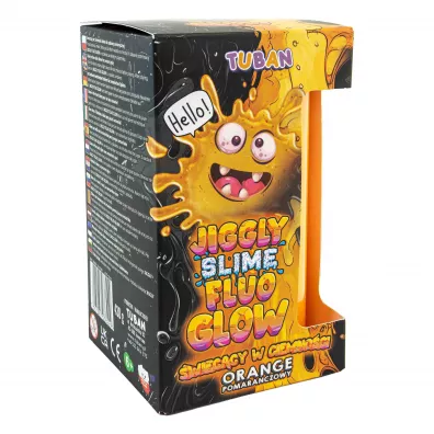 TU3822 JGGLY SLIME FLUO GLOW   POMARA�CZOWY 430 g Tuban