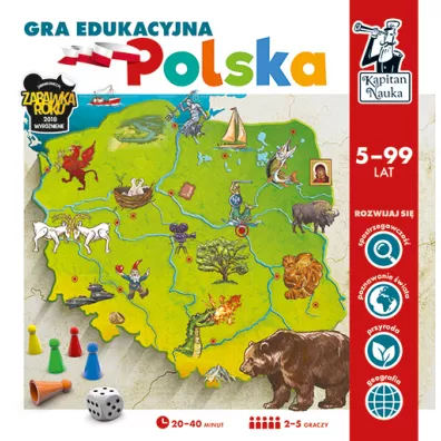 Kapitan Nauka. Gra edukacyjna. Polska Edgard