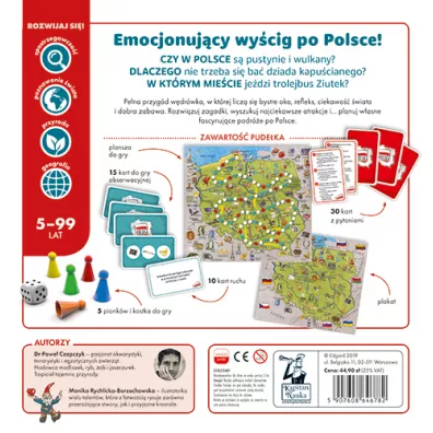 Kapitan Nauka. Gra edukacyjna. Polska Edgard