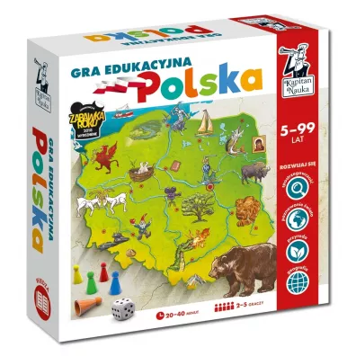 Kapitan Nauka. Gra edukacyjna. Polska Edgard