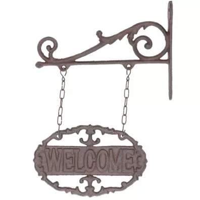 Esschert Design eliwna zawieszka cienna Welcome