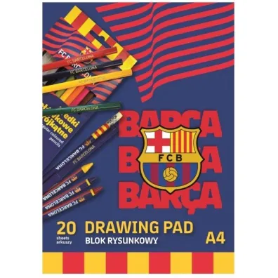 Astra Blok rysunkowy FC Barcelona A4/20 ark